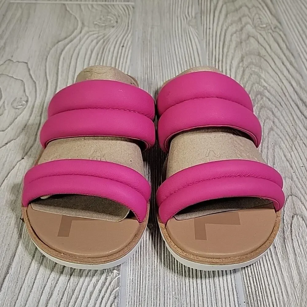 Sorel Ella II Puff Slide Fuchsia Fizz Sandal Womens Size 5.5 NEW